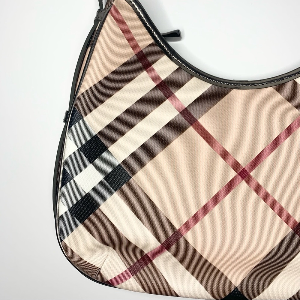 Burberry | Nova Check Small Barton Hobo - Picture 5 of 14